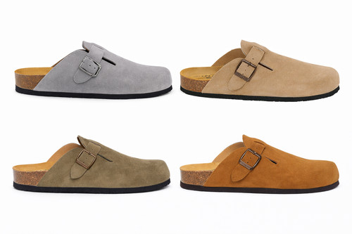 Plakton leder wildleder clogs - plakton,