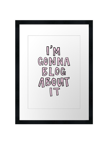 Gonna blog about - i'm,