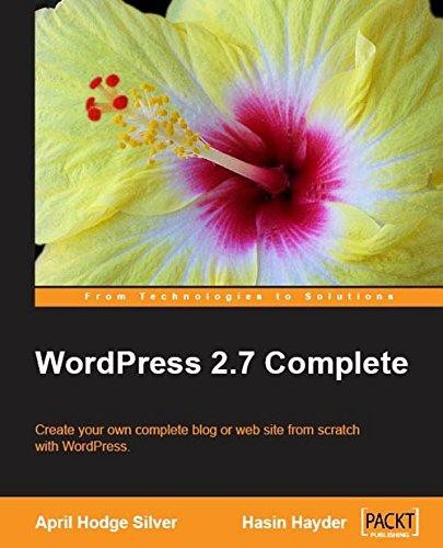 Wordpress complete create - wordpress, 2.7